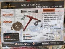 5 Ratchet Binders w/ 10 20ft Chains