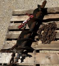Pallet of Chain w/ Boomers & Auger Bit