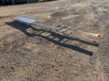 Precision Industrial Aluminium Frame Commercial Ladder