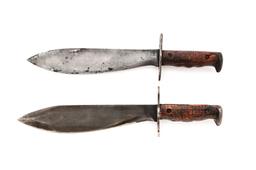 Lot of 2 U.S. Mil. Bolos with scabbards