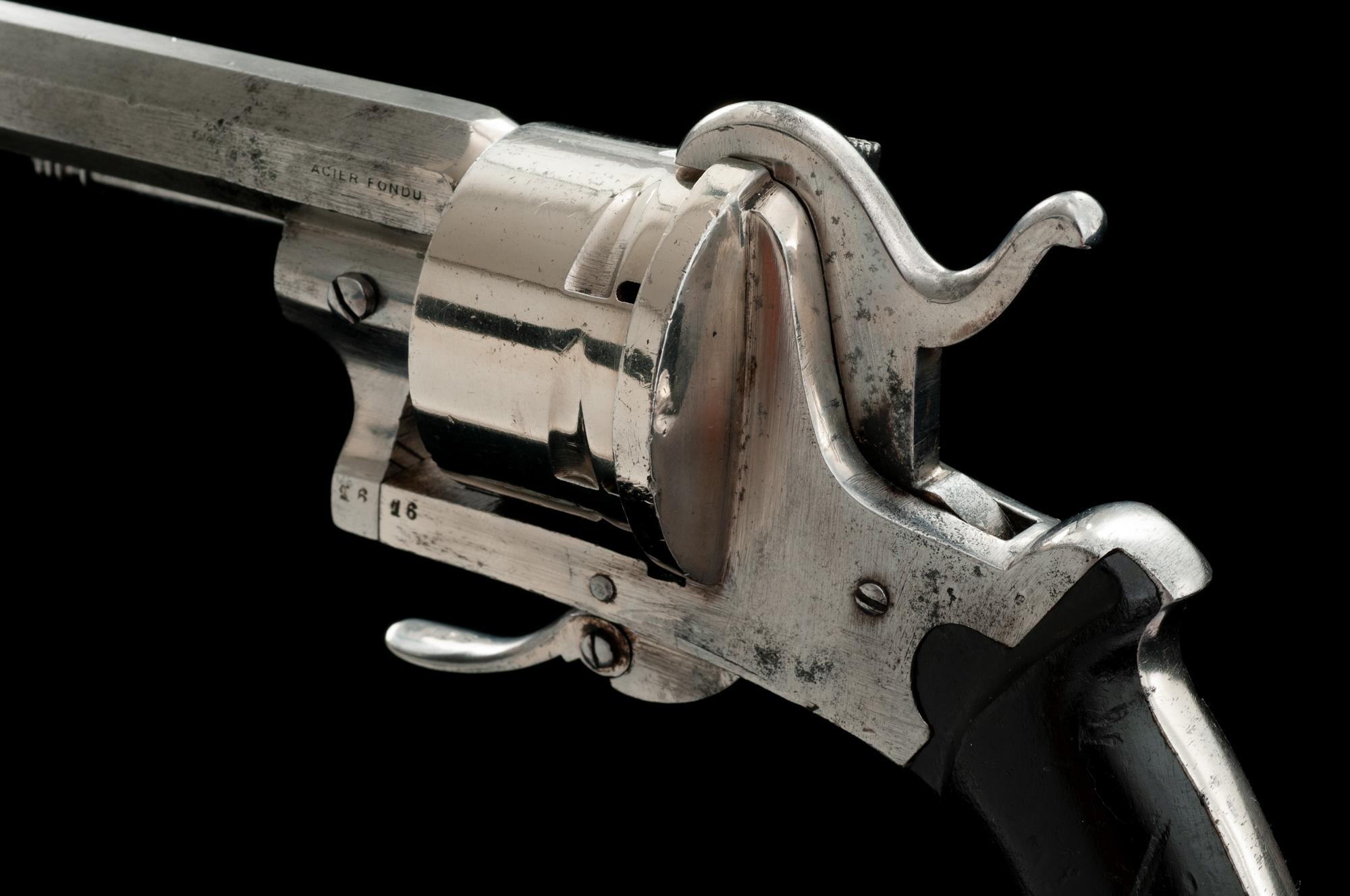 European Double Action Pinfire Revolver