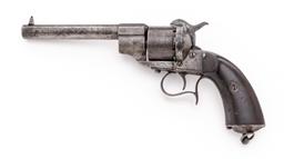 Civil War-Era Lefaucheux M-1854 Military Pinfire Revolver