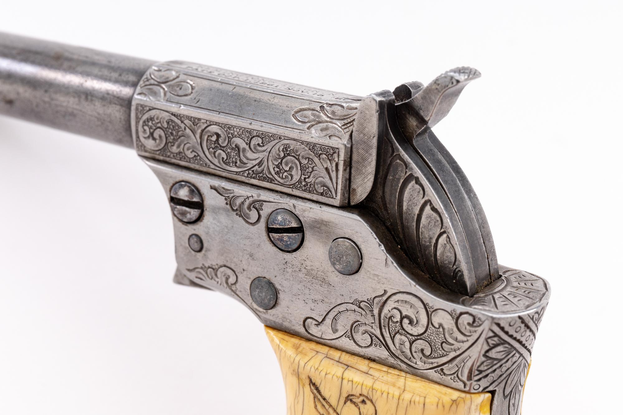 Engraved Remington Vest Pocket Single Shot Pistol