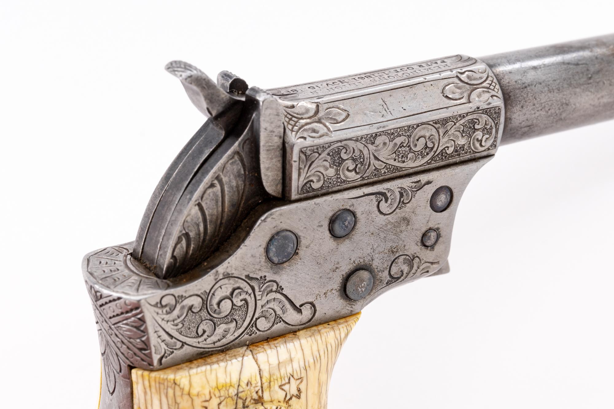 Engraved Remington Vest Pocket Single Shot Pistol