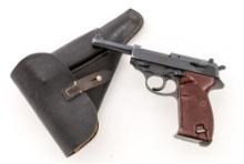 WWII German P.38 Spreewerk cyq Semi-Automatic Pistol, with Two Magazines and Holster