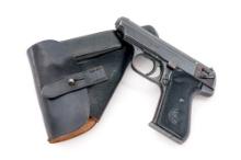WWII German Sauer & Sohn 38H Semi-Automatic Pistol, with Holster