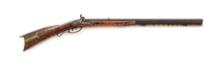 Antique American Heavy Barrel Halfstock Percussion Plains Rifle