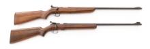 Lot of Two (2) Bolt Action .22 Rifles