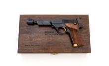 1980 High Standard Olympic Commemorative Semi-Automatic Pistol with Original Wood Case