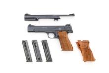 Smith & Wesson Model 41 Semi-Automatic Target Pistol with Extra Barrel