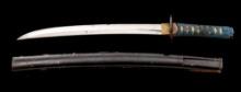 Antique Signed Koto Period Japanese Mounted Wakizashi Short Sword