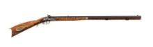 Tiger Maple Half-Stock Single Shot Percussion Rifle, #NVSN, .45 cal., 34" heavy octagon barrel