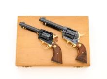 Scarce Matching Cased Set of Colt Carolina Charter Tercentenary (1663-1963) Single Action Revolvers