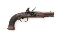 Fancy Unmarked European Flintlock Pistol