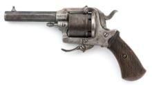 French CANONACIFRVISSE Folding Trigger Six-Shot Pinfire Revolver
