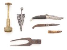 Small Lot of Antique Parts and Accessories