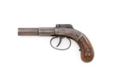 Allen & Wheelock Double Action Bar Hammer Single Shot Muff Pistol