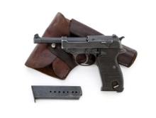 Composite German P.38 Semi-Automatic Pistol with Two Magazines and Holster