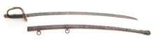 U.S. Model 1860 Ames Light Cavalry Saber with Scabbard