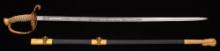 Oxford Tailoring Co. Model 1852 USN Officer Dress Sword and Scabbard