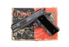Llama Model IIIA Semi-Automatic Pistol