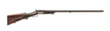 Antique German Made Exposed Hammers Side-by-Side Shotgun
