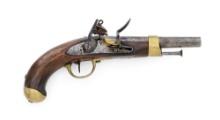 French Model 1809 Flintlock Cavalry Pistol