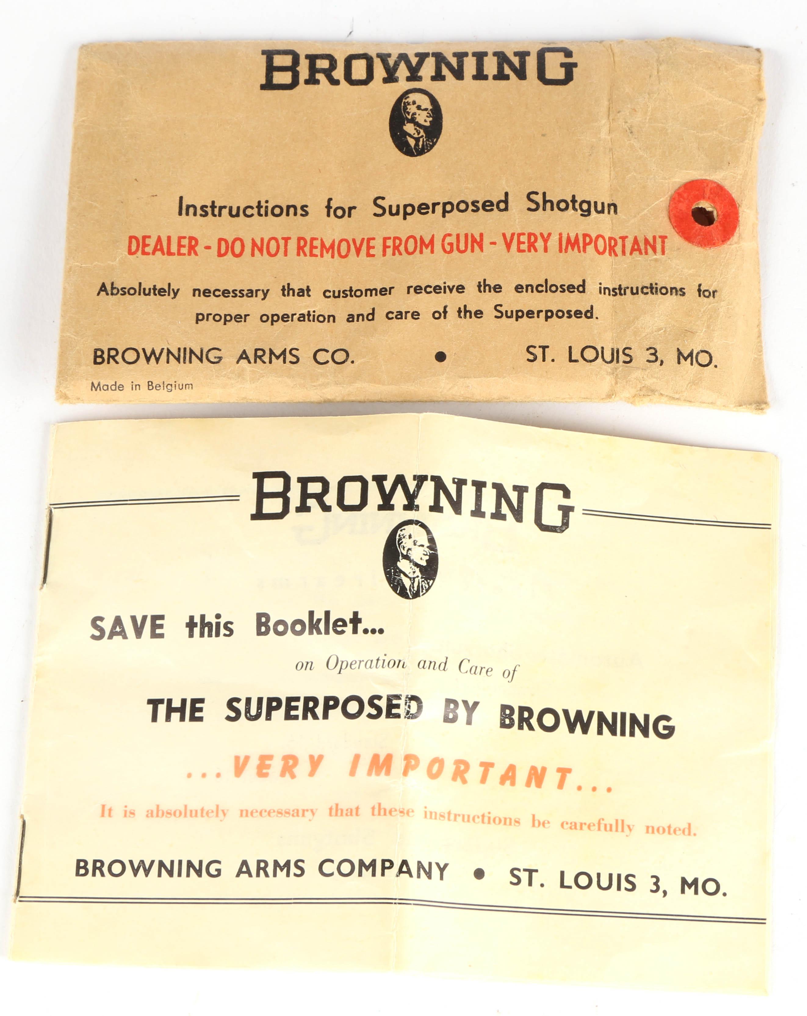 Browning Superposed Pigeon Grade in 20 Gauge