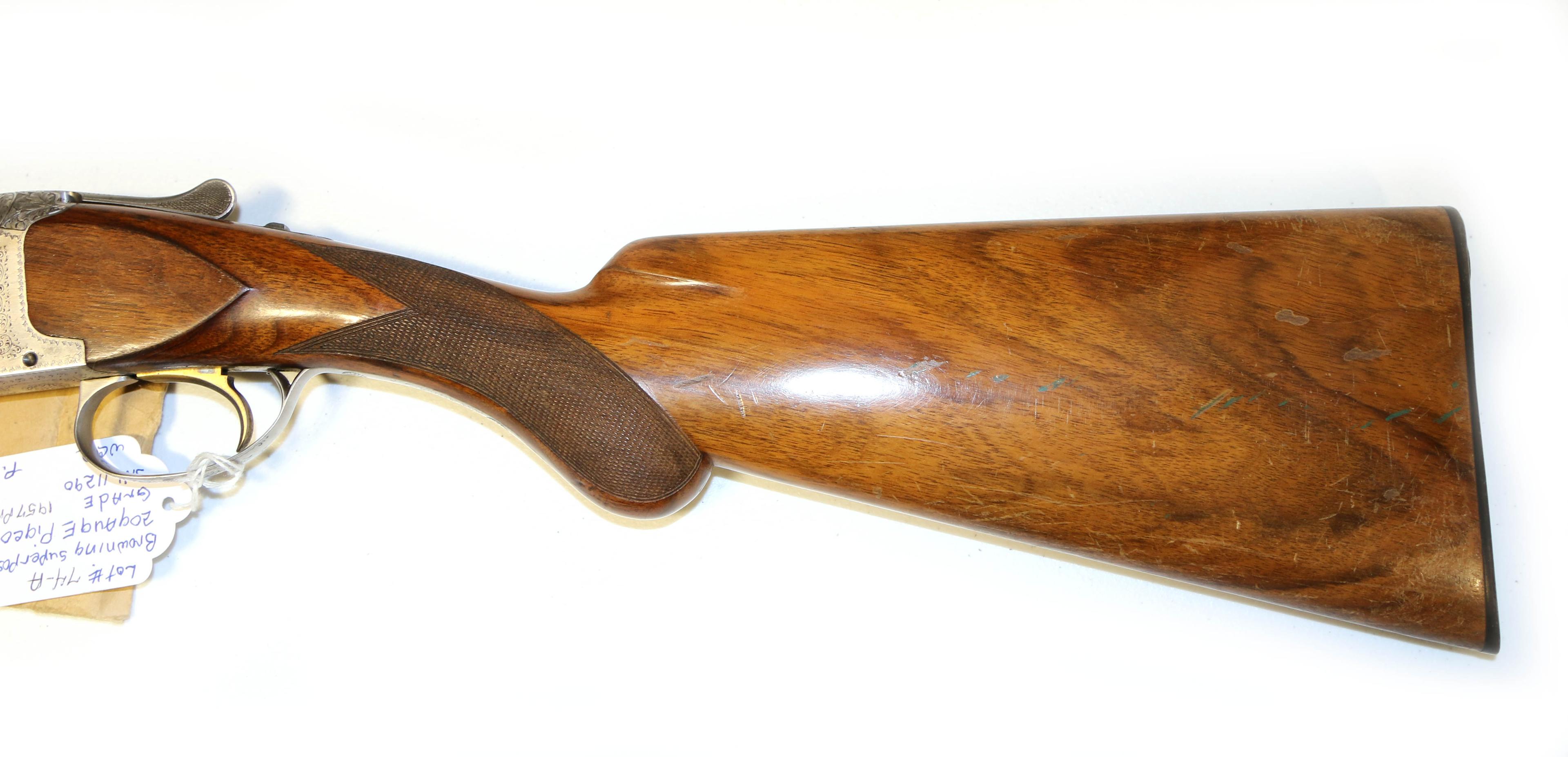 Browning Superposed Pigeon Grade in 20 Gauge