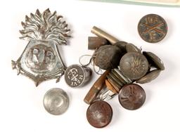 Book, Mini Dagger, Arm Band, Pins, Buttons, Medals