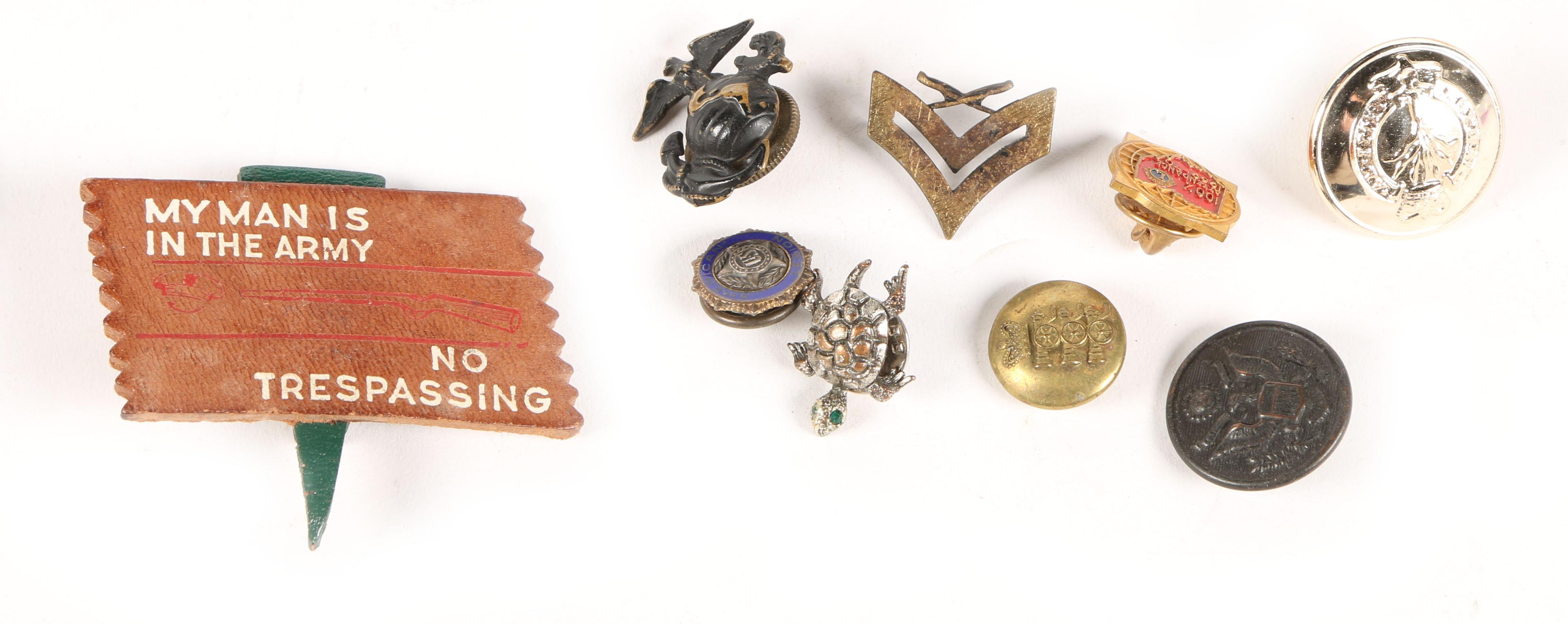 Book, Mini Dagger, Arm Band, Pins, Buttons, Medals