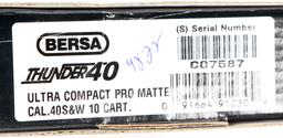 Bersa Thunder Ultra Compact Pro in .40 S & W