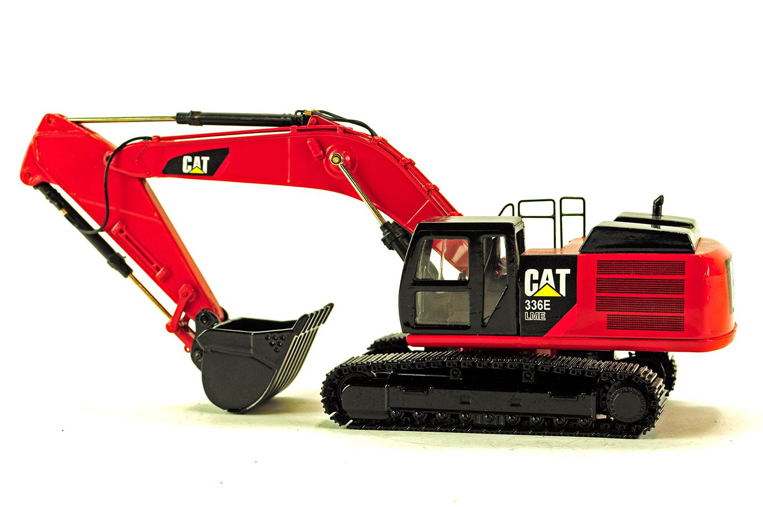 Caterpillar 336E LME Excavator - Custom Red