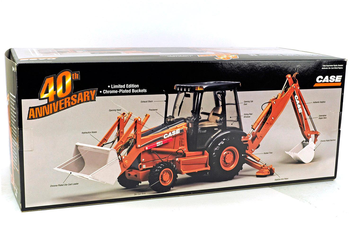 Case 580 Super M Backhoe Loader - 40th Anniv - 1:16