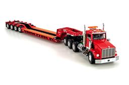 Kenworth T800W w/4-Axle Flip Lowboy - Maxim Crane