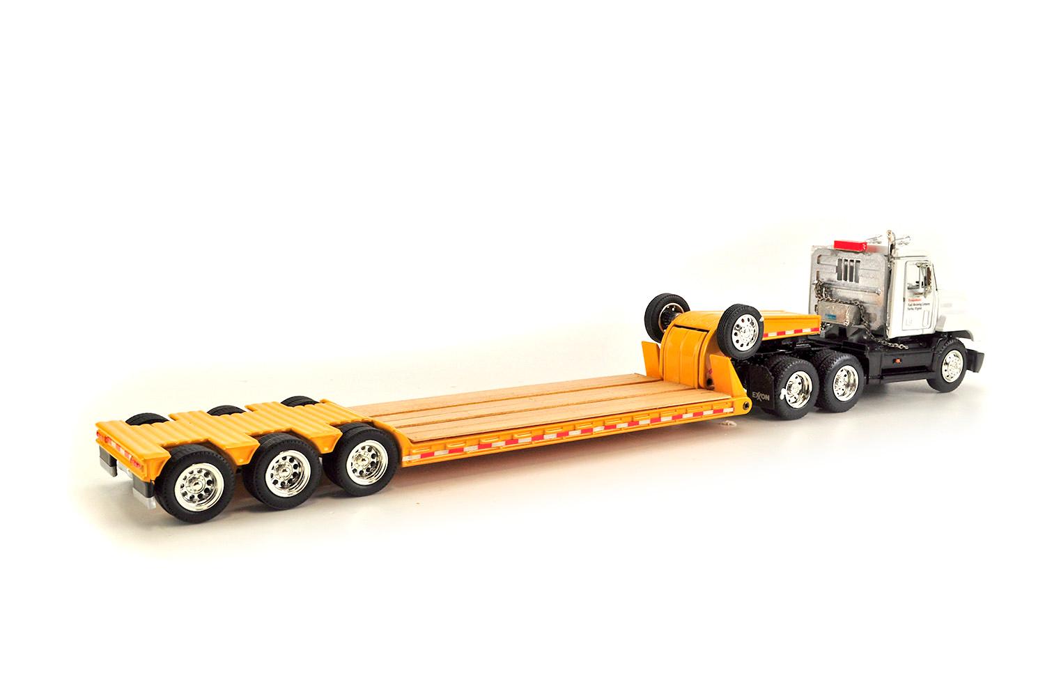 Mack Cab w/ 3 Axle Trailer "Exxon/Mobile"