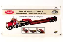 Peterbilt 379 Tractor w/Lowboy - Yellow/Black