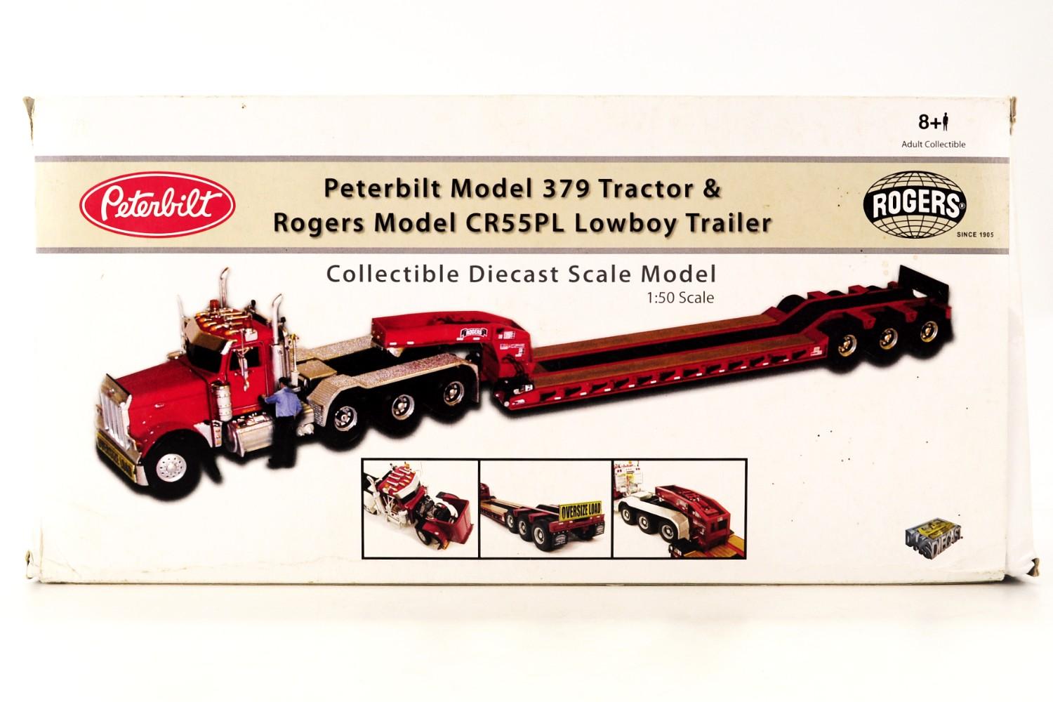 Peterbilt 379 Tractor w/Lowboy - Yellow/Black