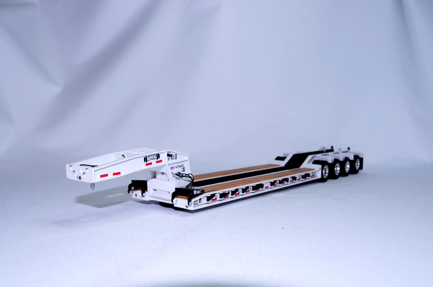 Rogers 4-Axle Lowboy - White