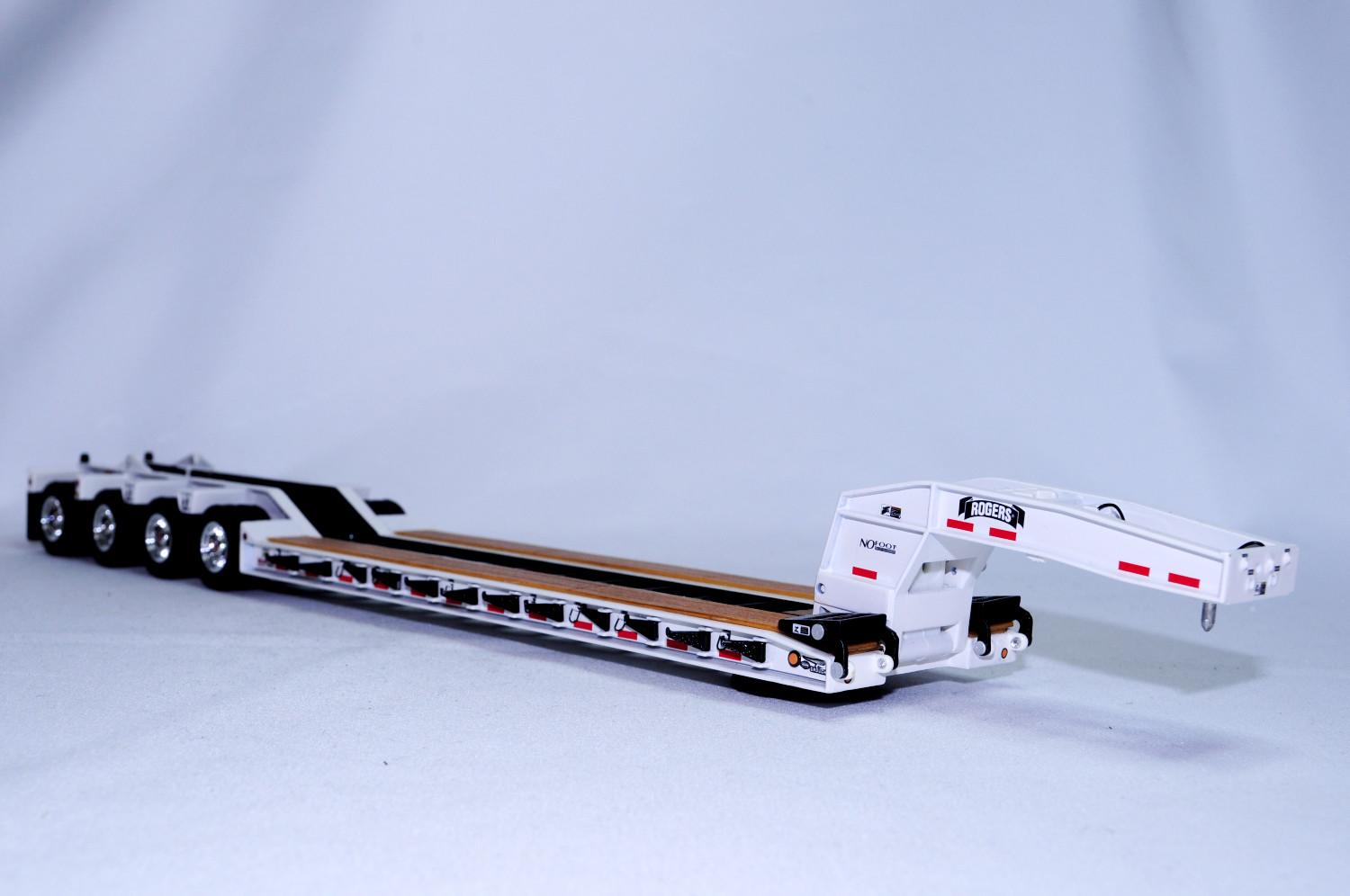 Rogers 4-Axle Lowboy - White