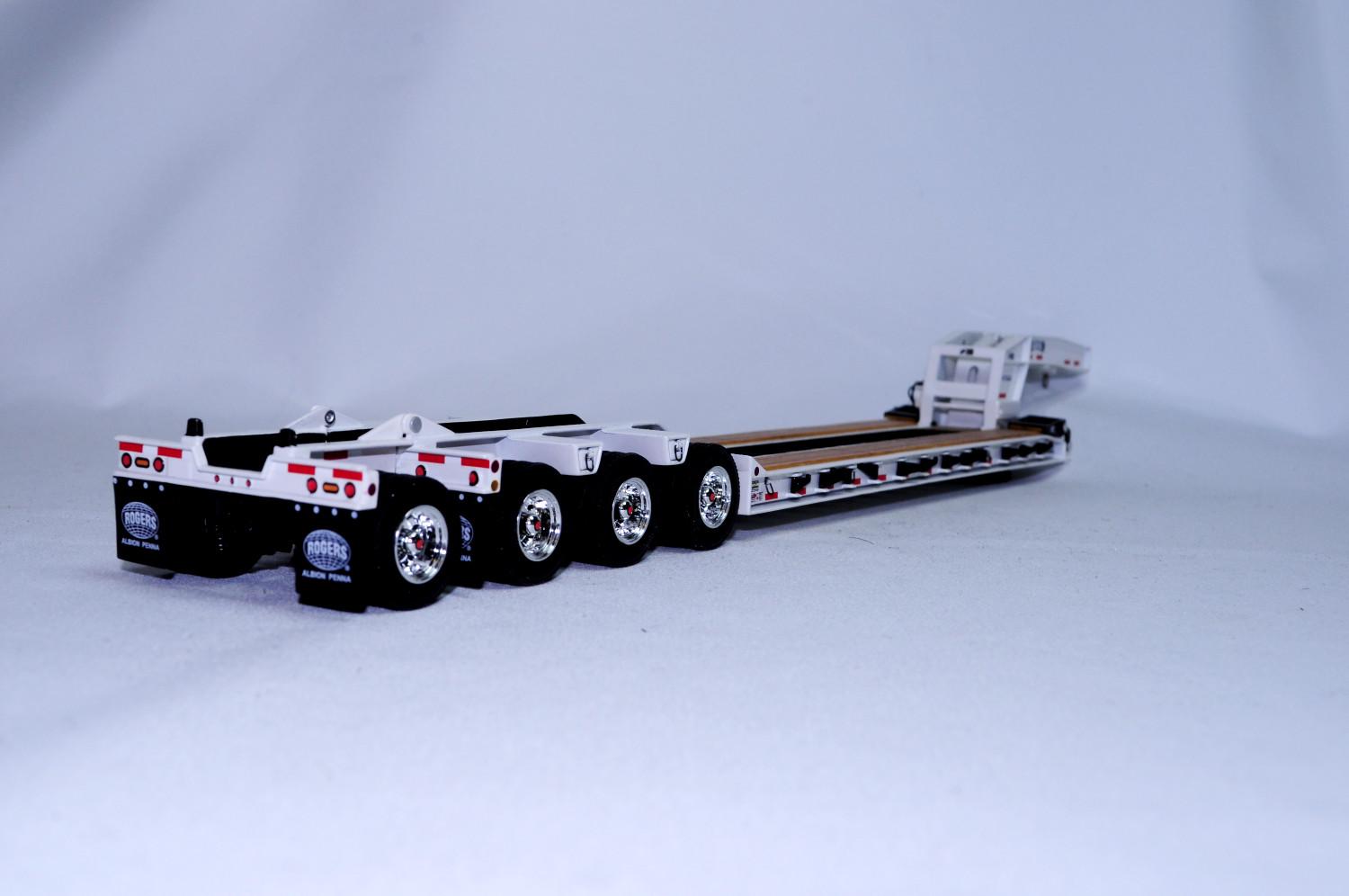 Rogers 4-Axle Lowboy - White