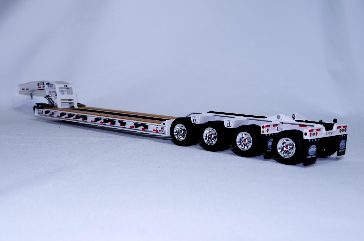 Rogers 4-Axle Lowboy - White