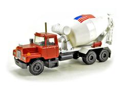 Mack R-Model Concrete Mixer - Red/White