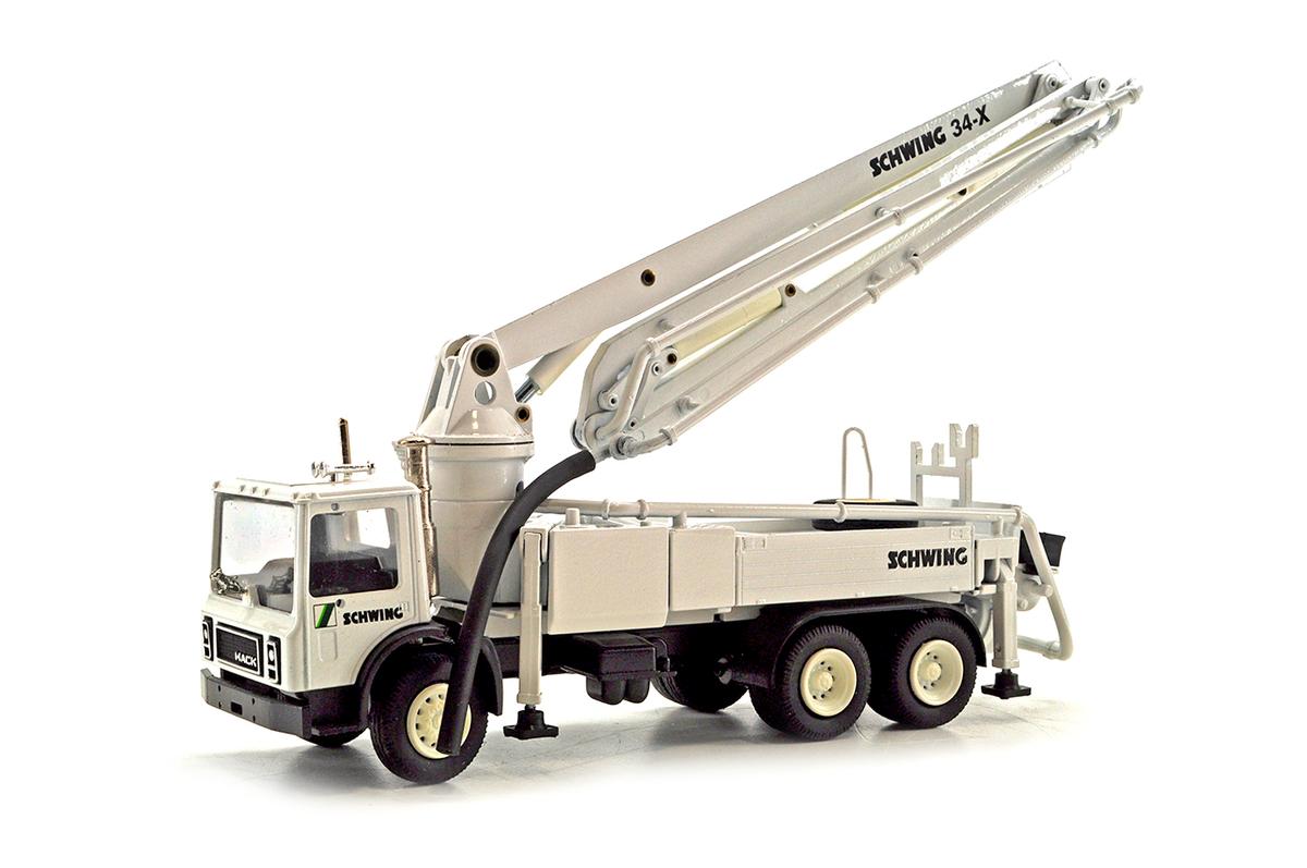 Mack COE w/Schwing KVM34X Concrete Pump - White