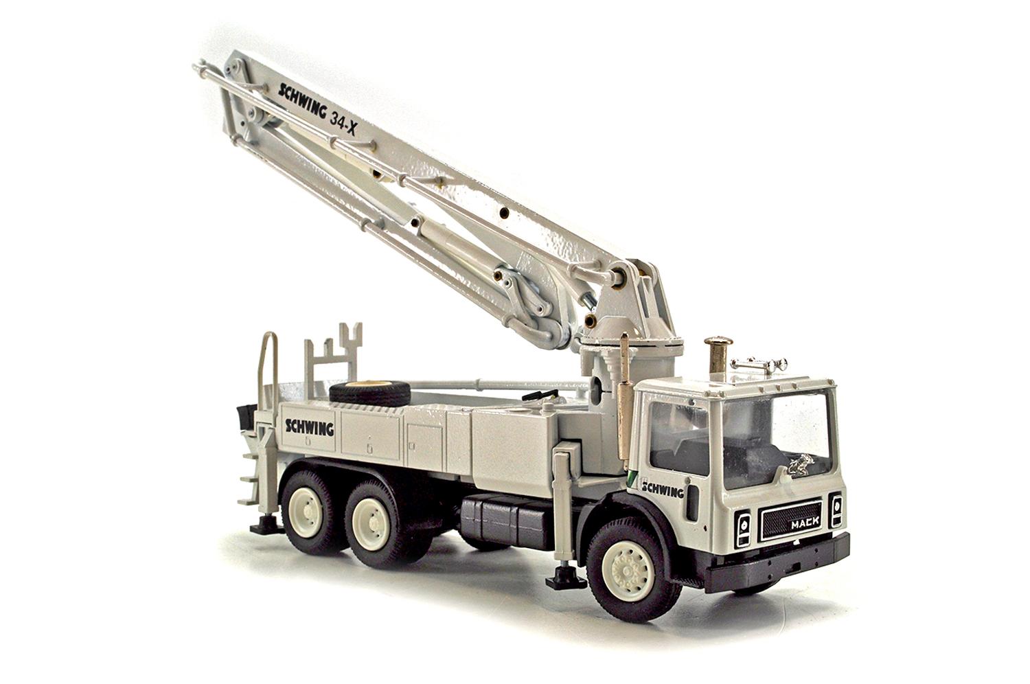 Mack COE w/Schwing KVM34X Concrete Pump - White