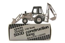 Case 580D Backhoe Loader - 1:35 - Silver