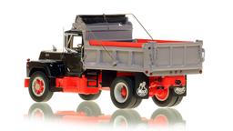 Mack R Single Axle Dump Truck - Black/Red/Gray Dump