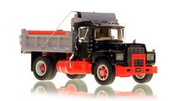 Mack R Single Axle Dump Truck - Black/Red/Gray Dump