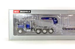 Peterbilt 379 4-Axle w/3-Axle Lowboy - Blue