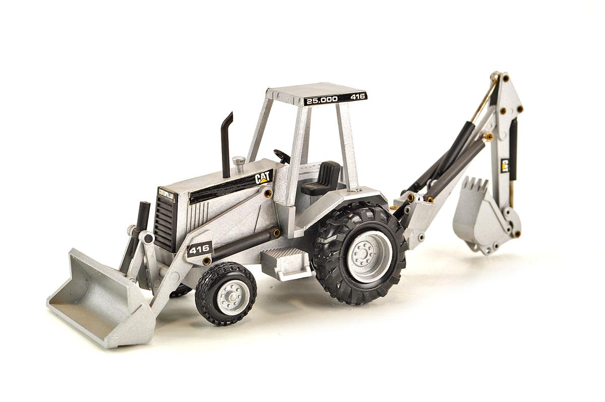 Caterpillar 416 Backhoe Loader - Silver